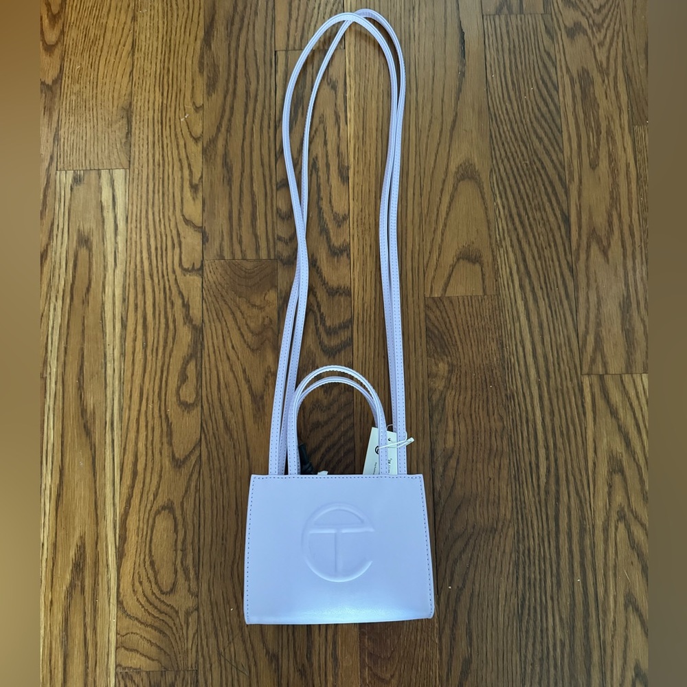 Telfar small shopping bag in lavender - new with tags